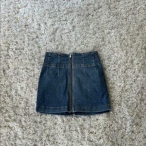 Denim Mini Skirt